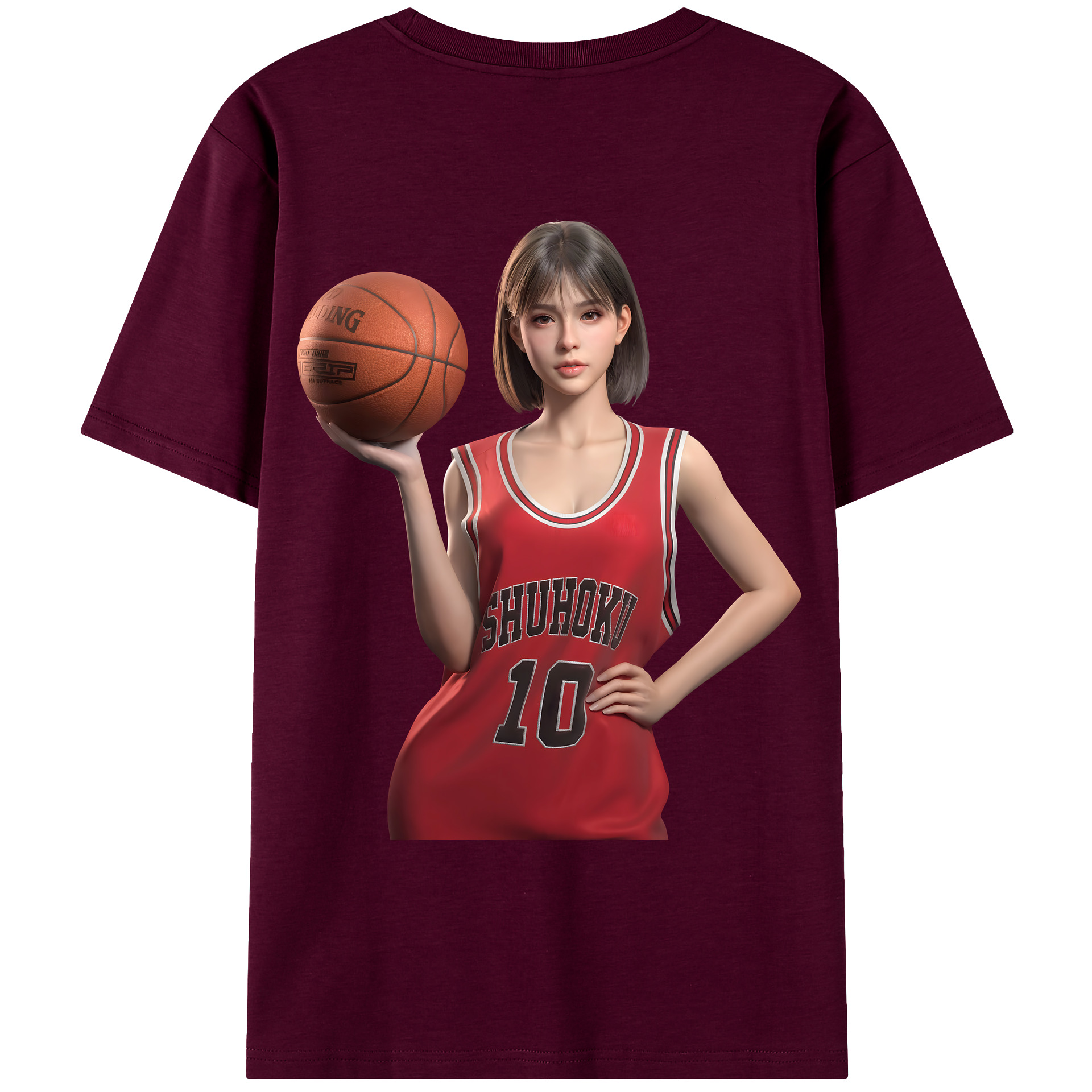 （画像用） SLAM DUNK／スラムダンク レディース半袖Tシャツ(バックプリント)